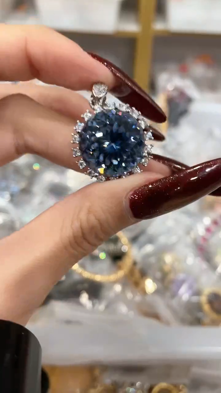 【闪购商品】合成钻石合金q741时尚气质饰品