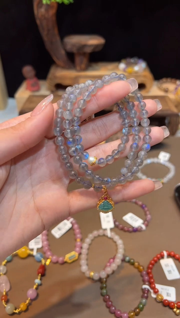 【闪购商品】长石手链未镶嵌手饰@@D2441