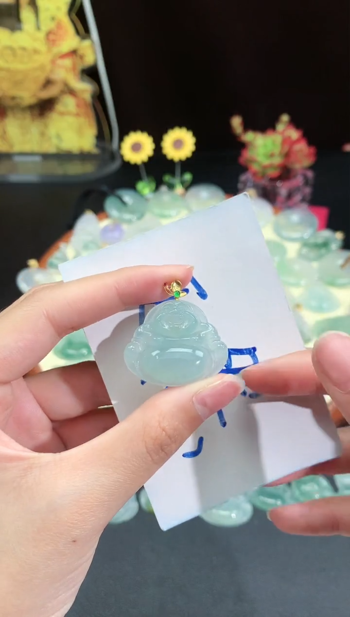 【闪购商品】翡翠颈饰未镶嵌佛公