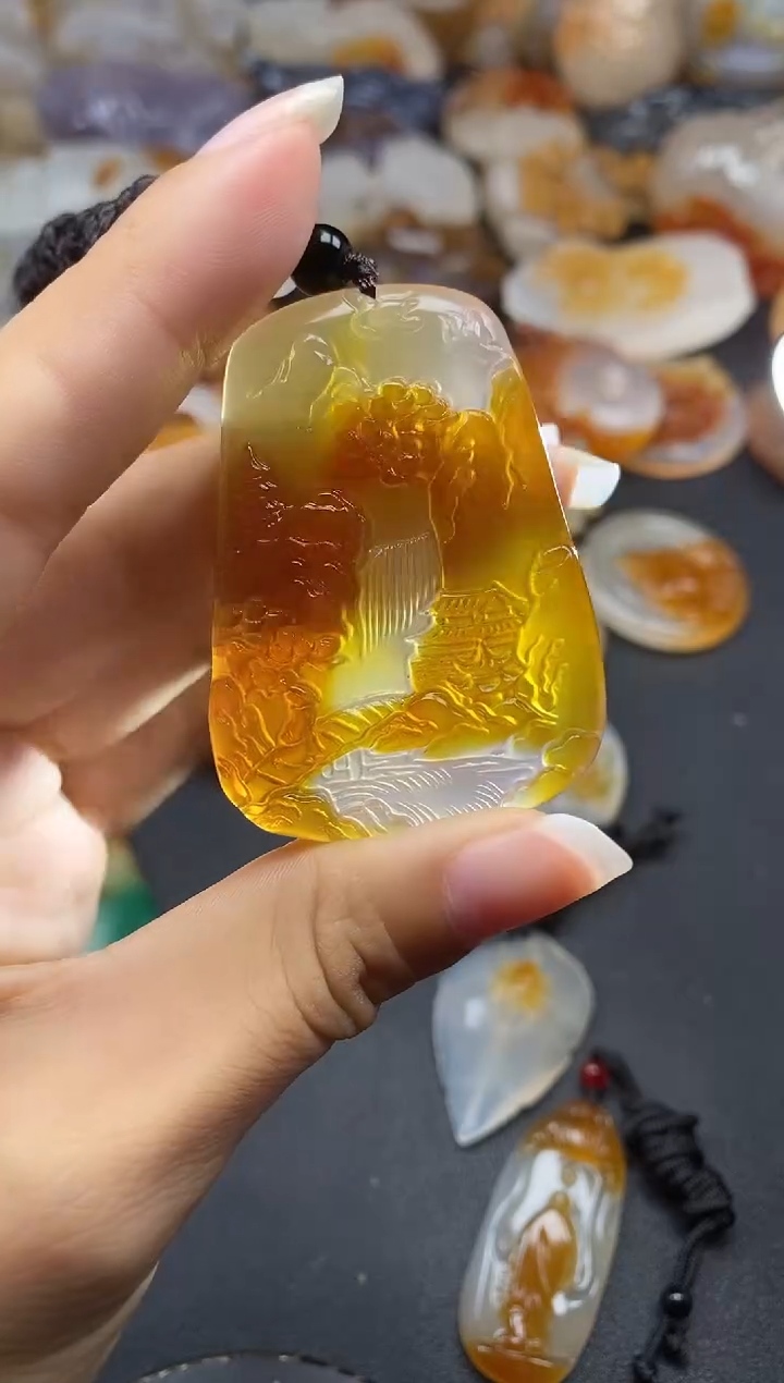 未镶嵌1玛瑙/玉髓胜**天ll