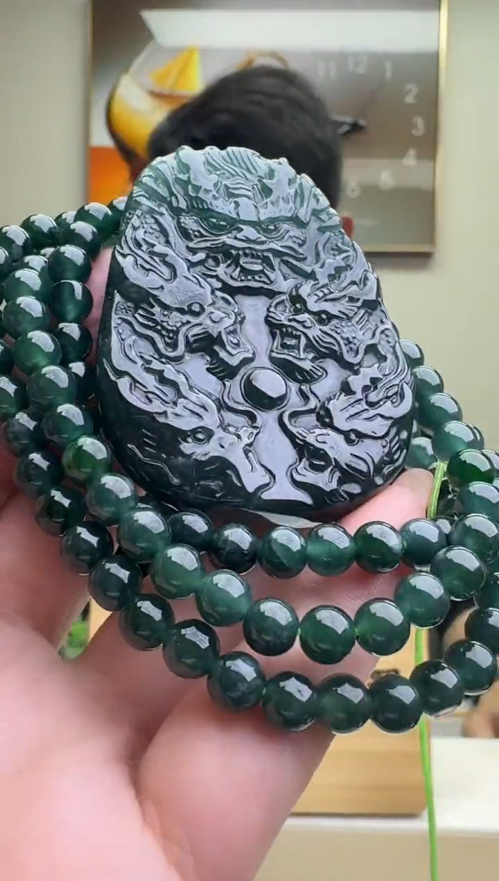 颈饰未镶嵌翡翠天然A货翡翠 多样性随机发其一
