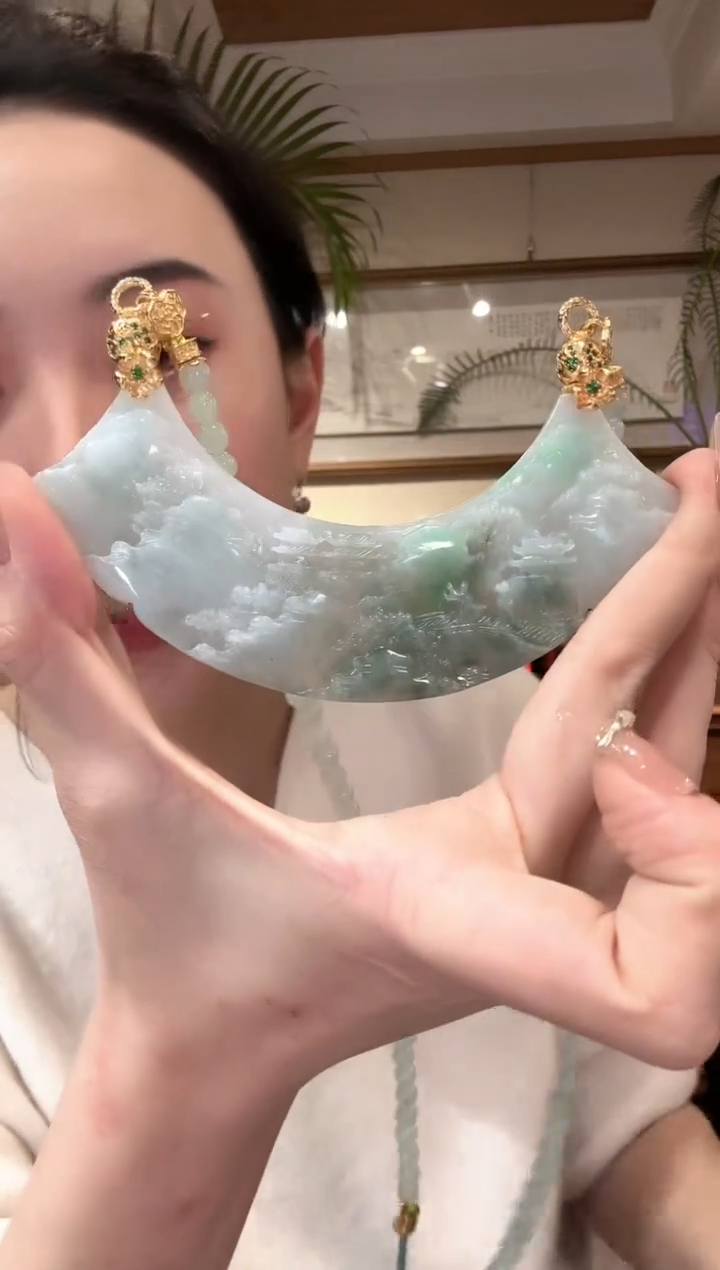 【闪购商品】翡翠颈饰未镶嵌国风