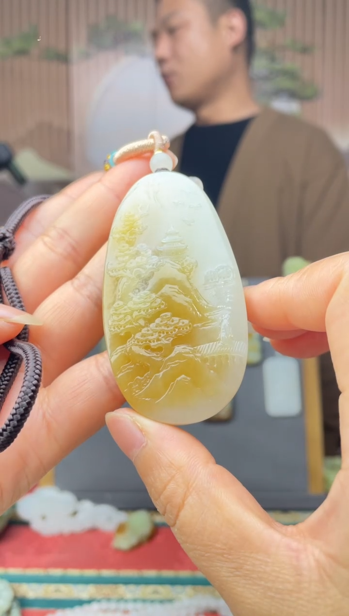 颈饰未镶嵌和田玉拍一发一