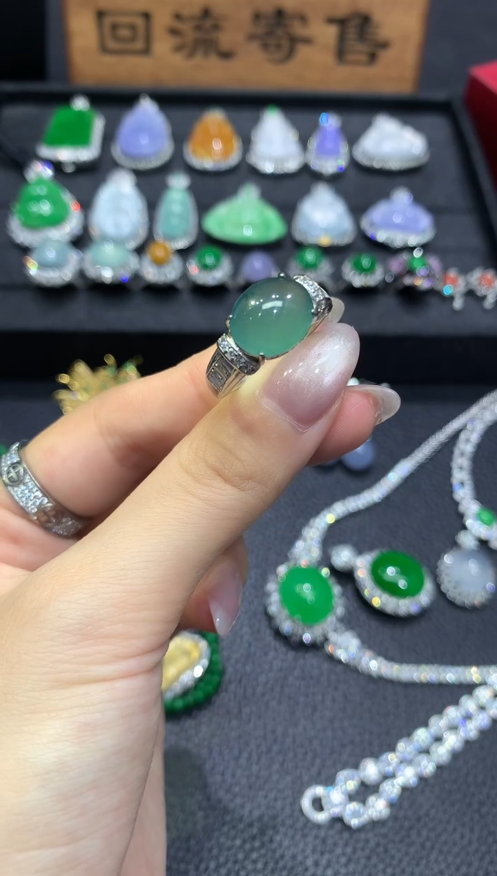 未镶嵌戒指翡翠5多样性随机发货1件