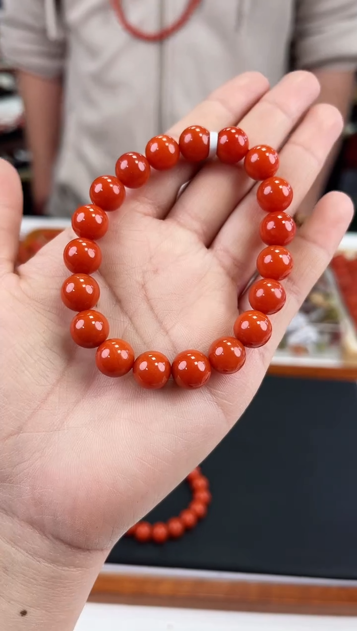 【闪购商品】南红玛瑙保山手串10+未镶嵌一个/条