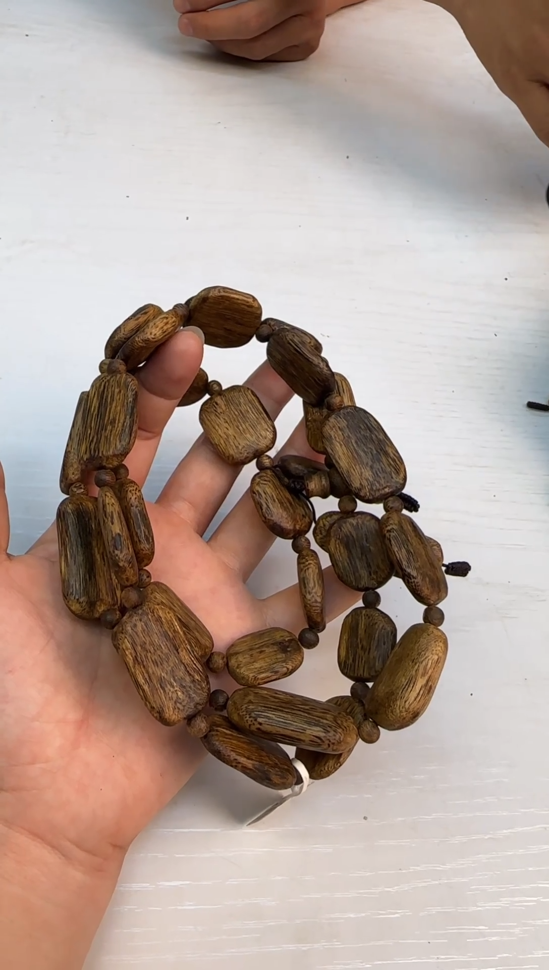 手串沉香99沉海南奇楠树心油多圈54g+