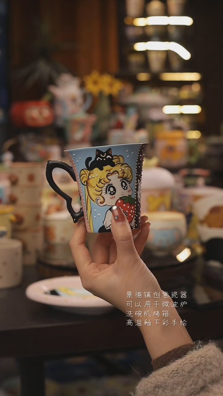 景德镇釉下彩绘设计师款式陶瓷