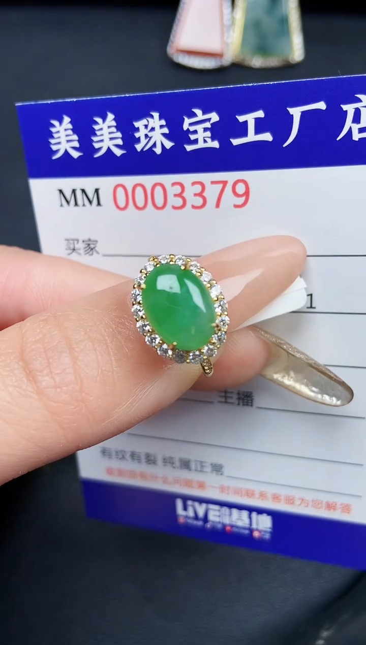 【闪购商品】翡翠颈饰银S925镶嵌3379