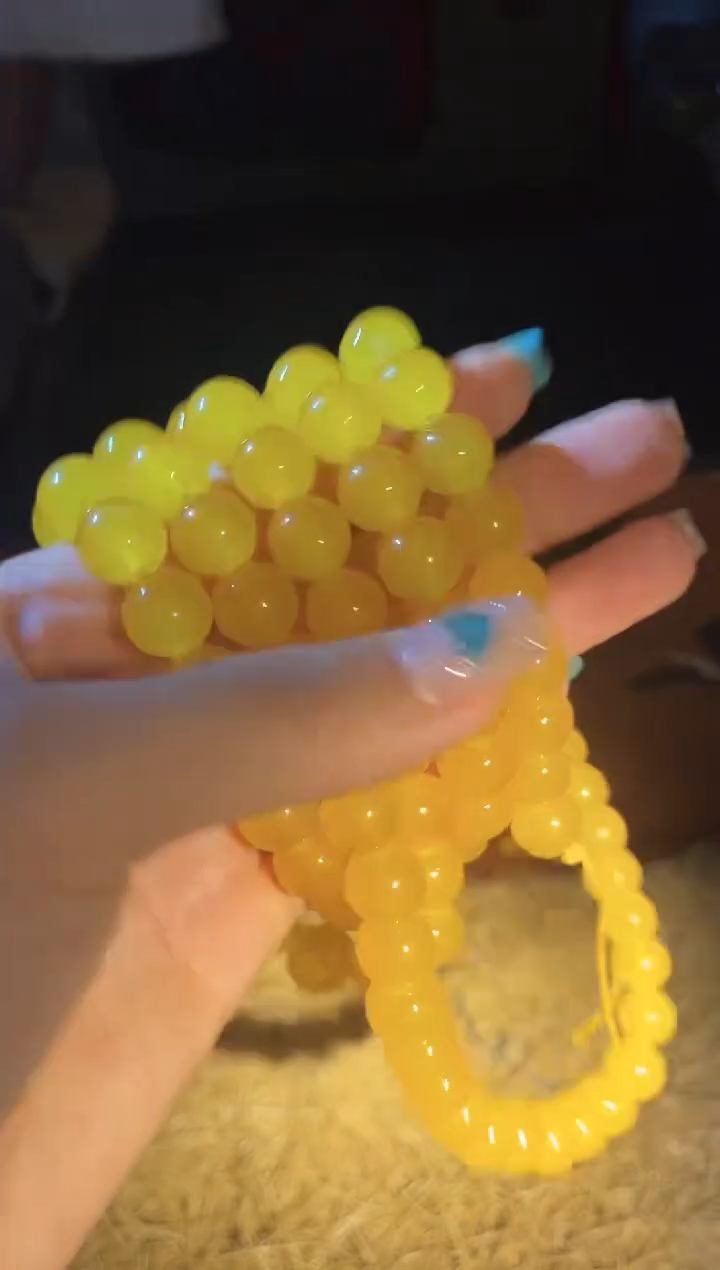 【闪购商品】【闪购商品】黄色玉项链108