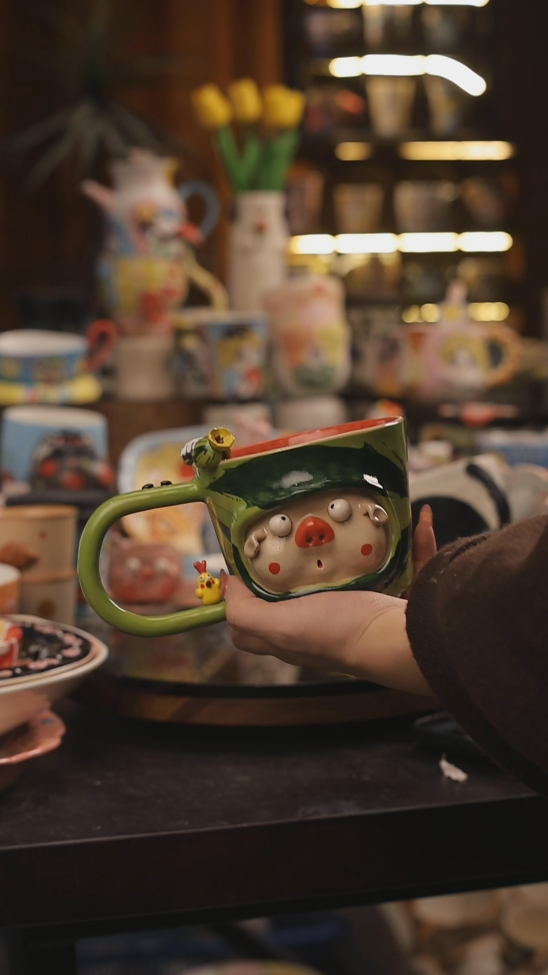 随机景德镇釉下彩绘设计师款式陶瓷