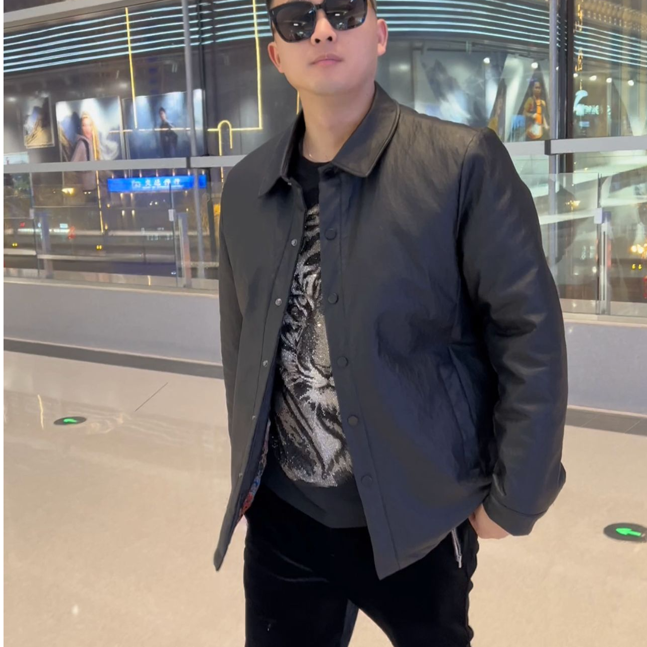 6811冬季加厚男士新款休闲时尚百搭加棉外套