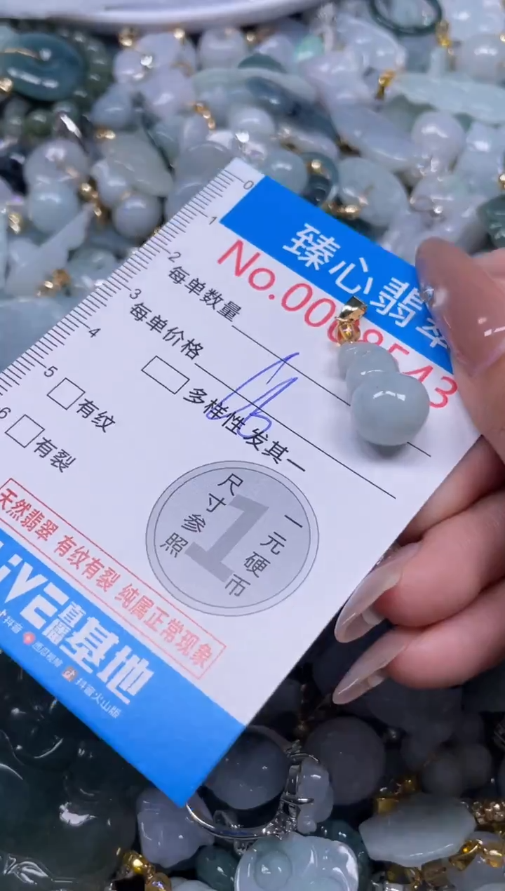 颈饰未镶嵌翡翠8543