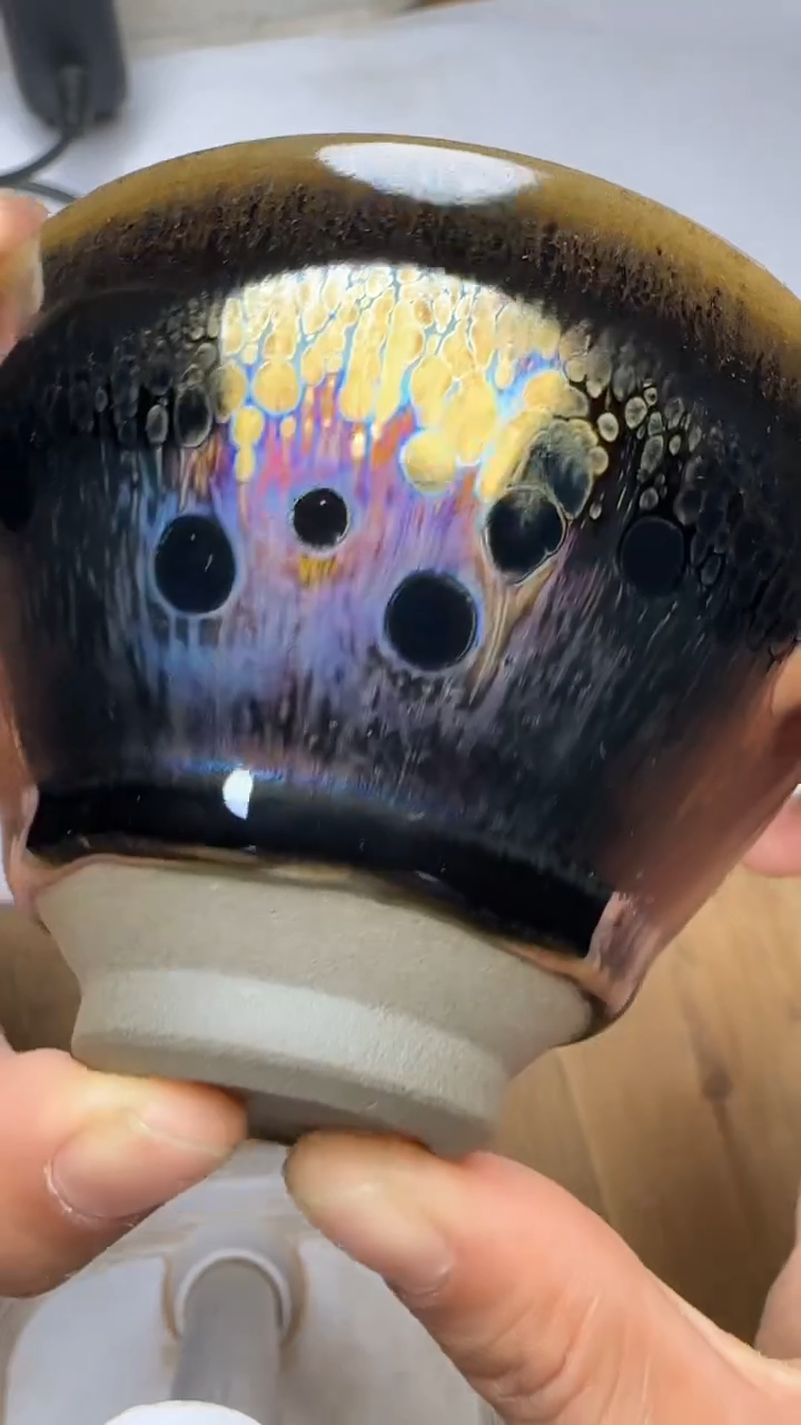 【闪购商品】茶盏刘子龙12G博封面曜变巨匠