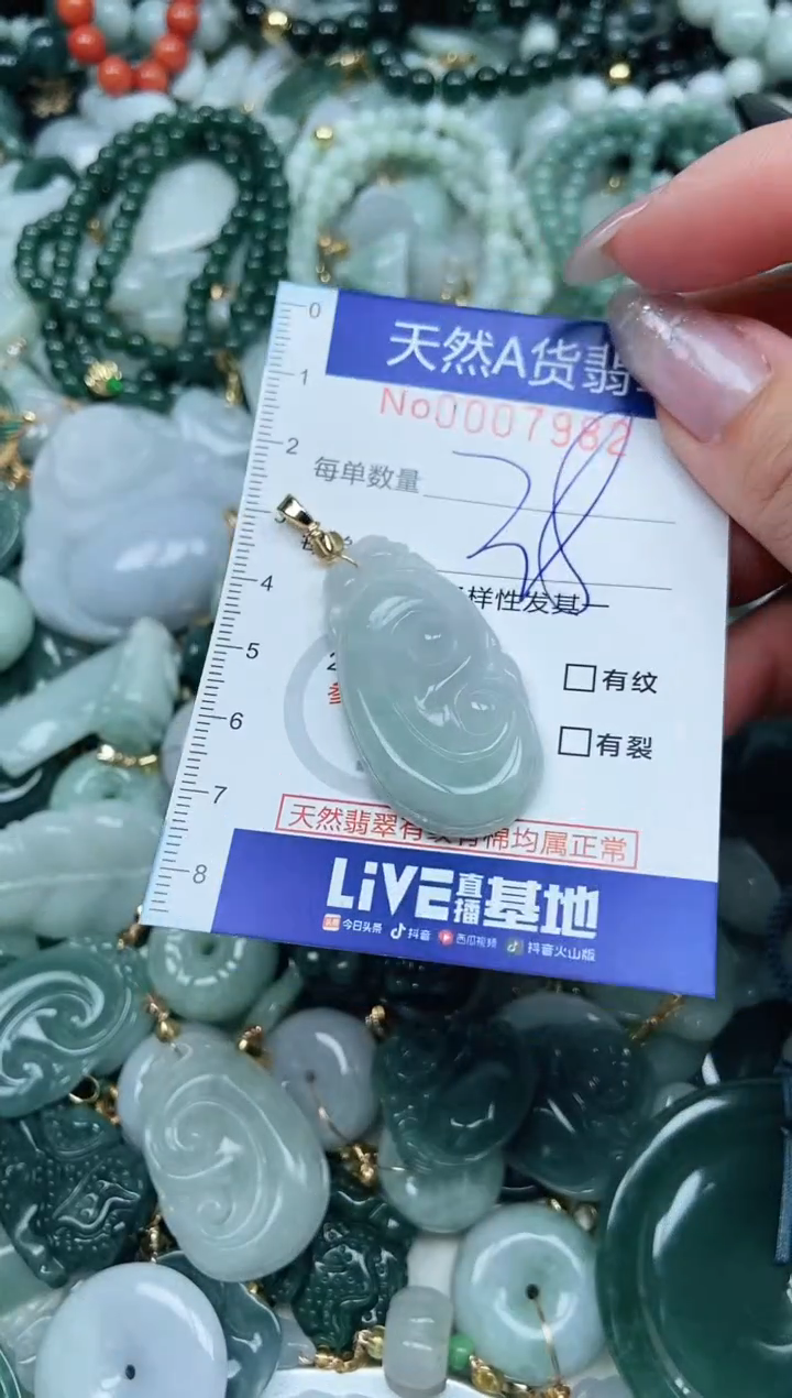 【闪购商品】翡翠吊坠(不含链)未镶嵌翡翠