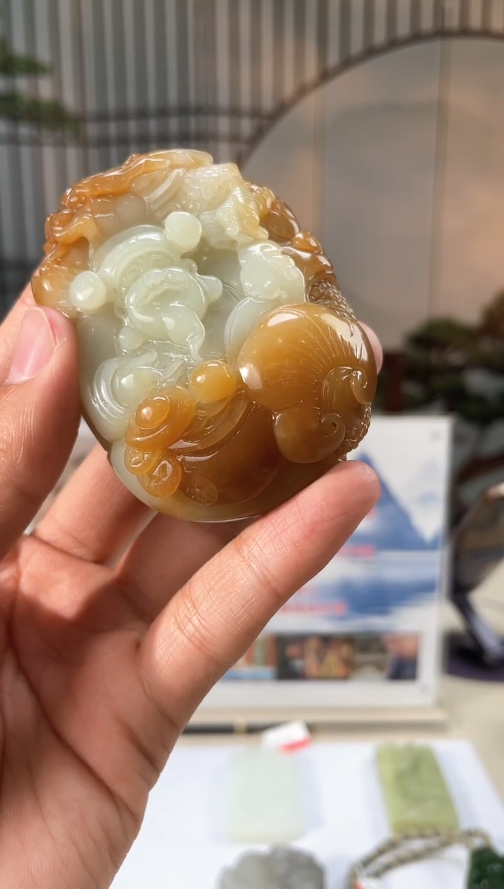 【闪购商品】定制和田玉和田玉（多样性拍一发一带证）280175