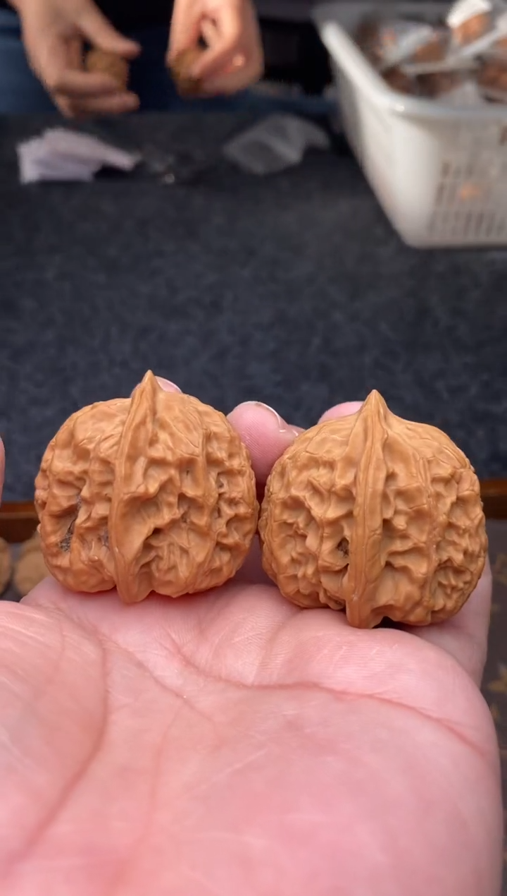把件文玩核桃B223号37尺梨木台