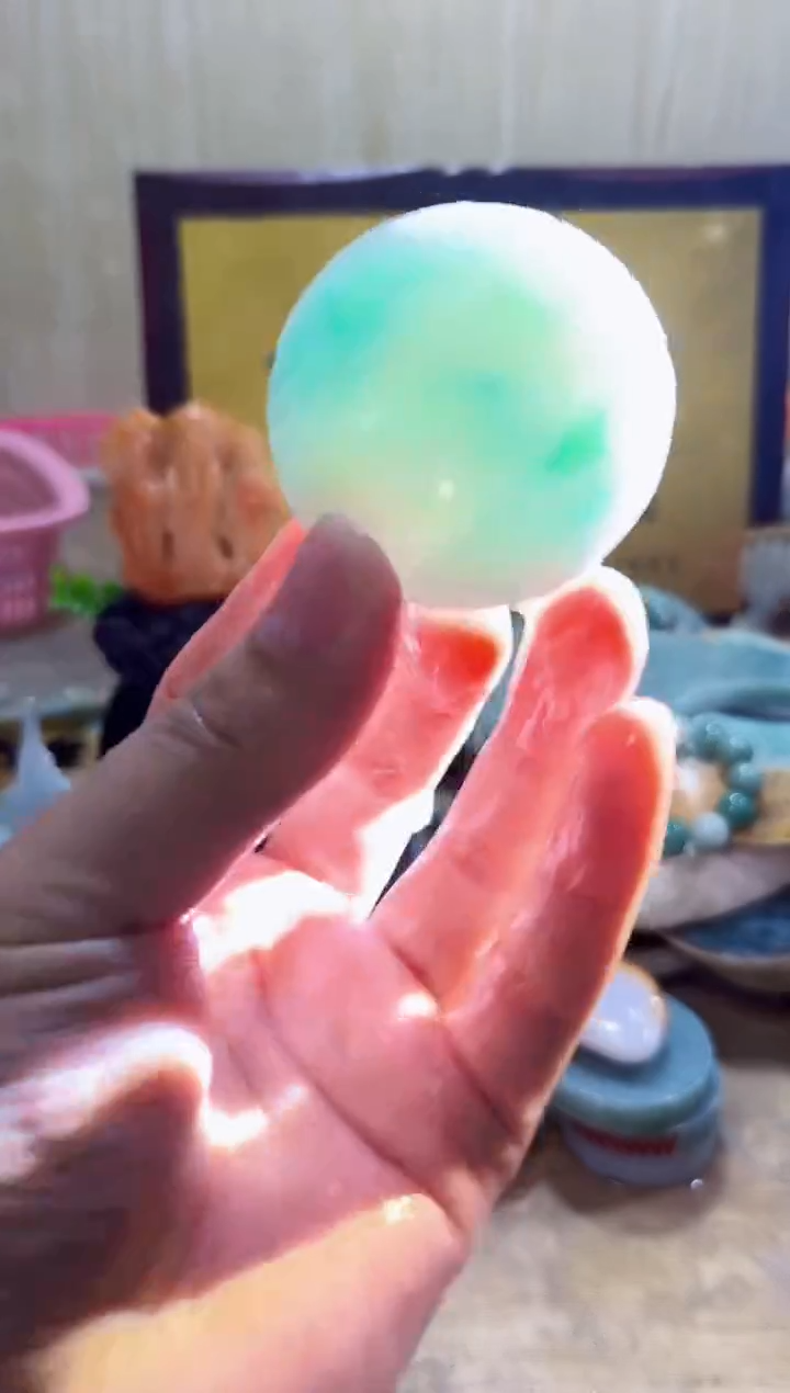 翡翠挂件未镶嵌A货常星2457