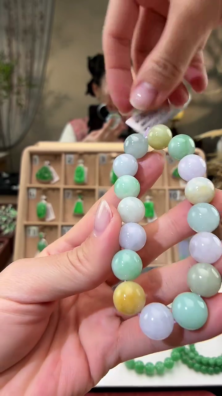 未镶嵌手链翡翠手串