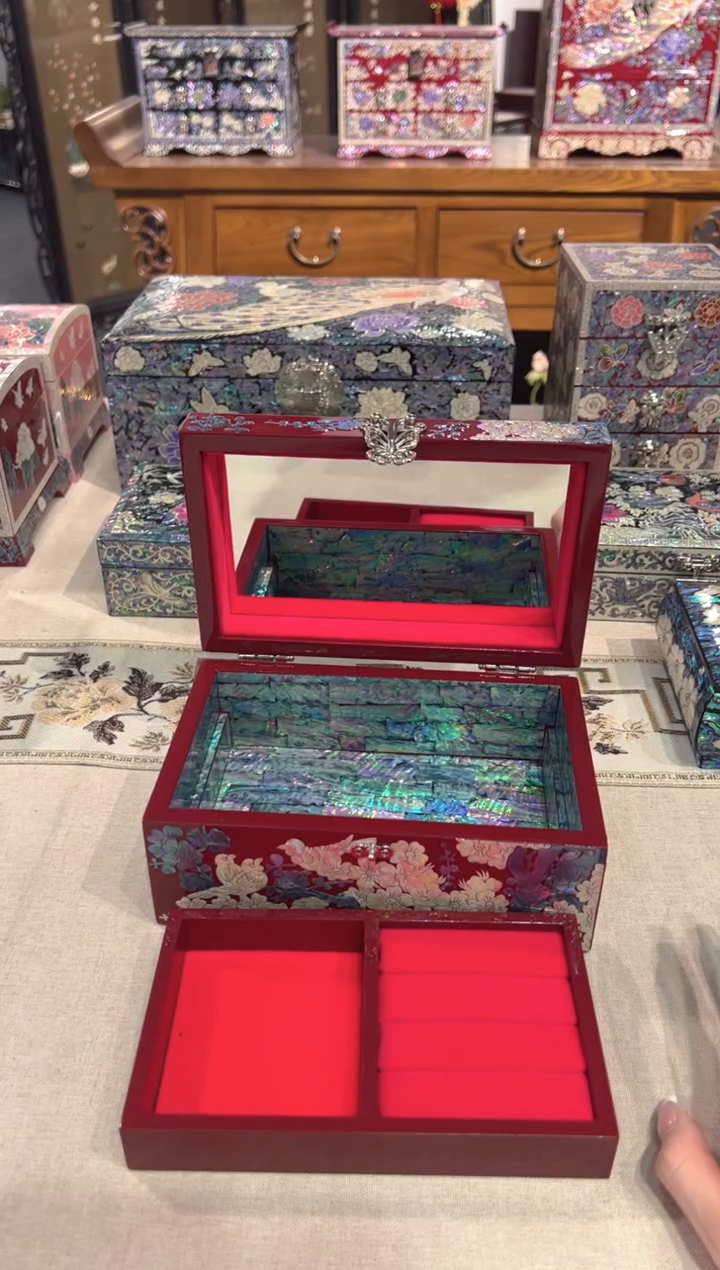 【闪购商品】按扣满贝底弘贝雅螺钿漆器文化馆