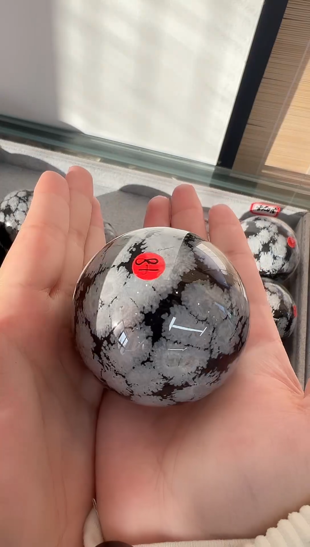 未镶嵌黑曜岩珠宝奇石S094 约6.2cm+