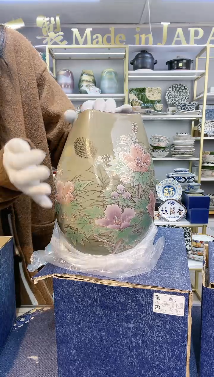 【闪购商品】碗九谷烧花瓶一只装