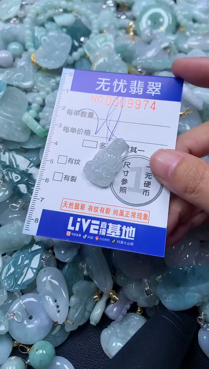 颈饰未镶嵌翡翠9974