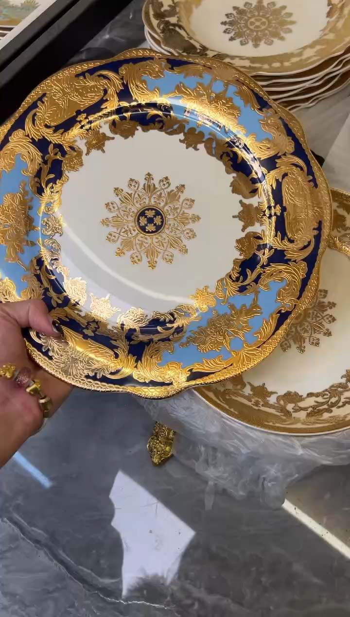 瓷片11寸平盘孤品福利