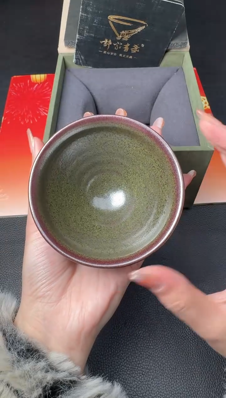 【闪购商品】茶盏建盏故事许杰龙窑柴烧51