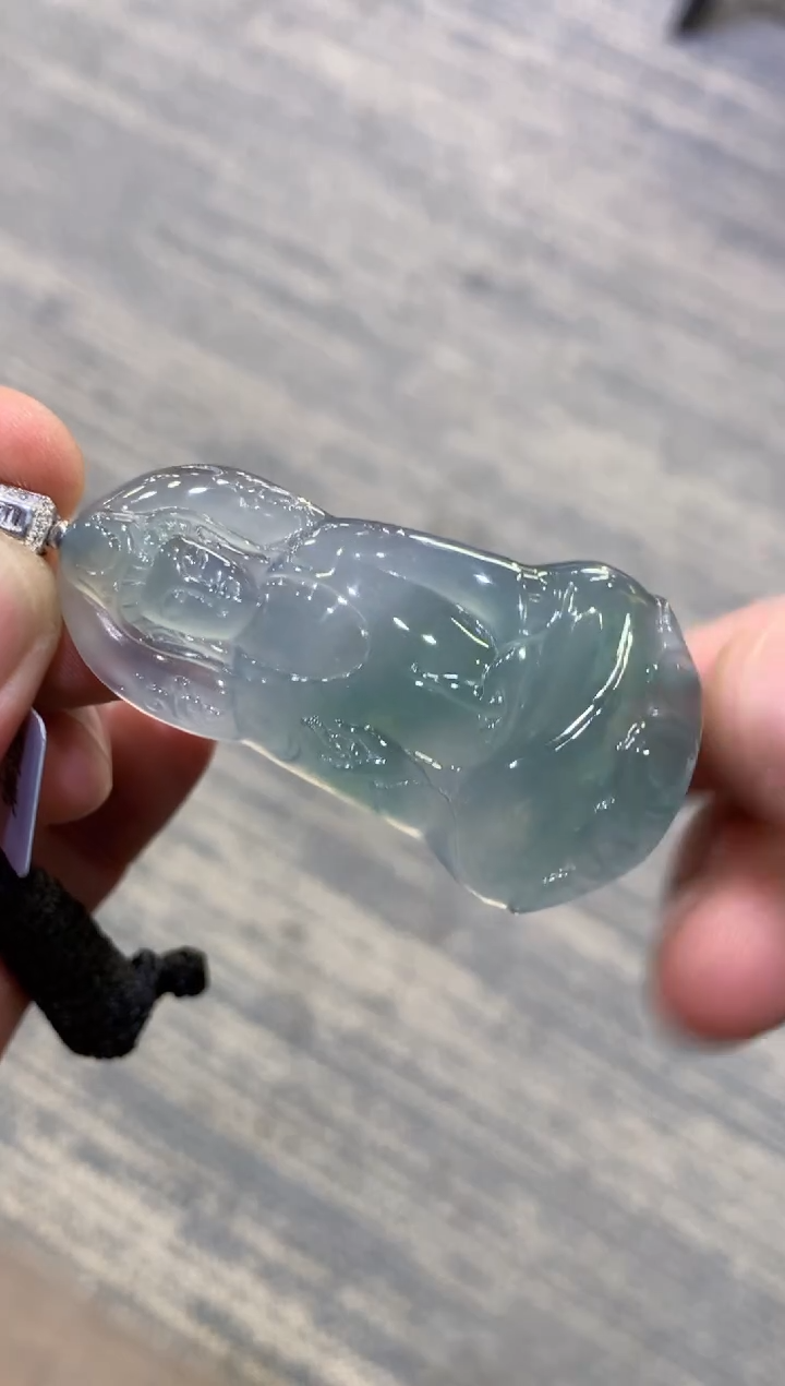 颈饰未镶嵌翡翠天然A货翡翠