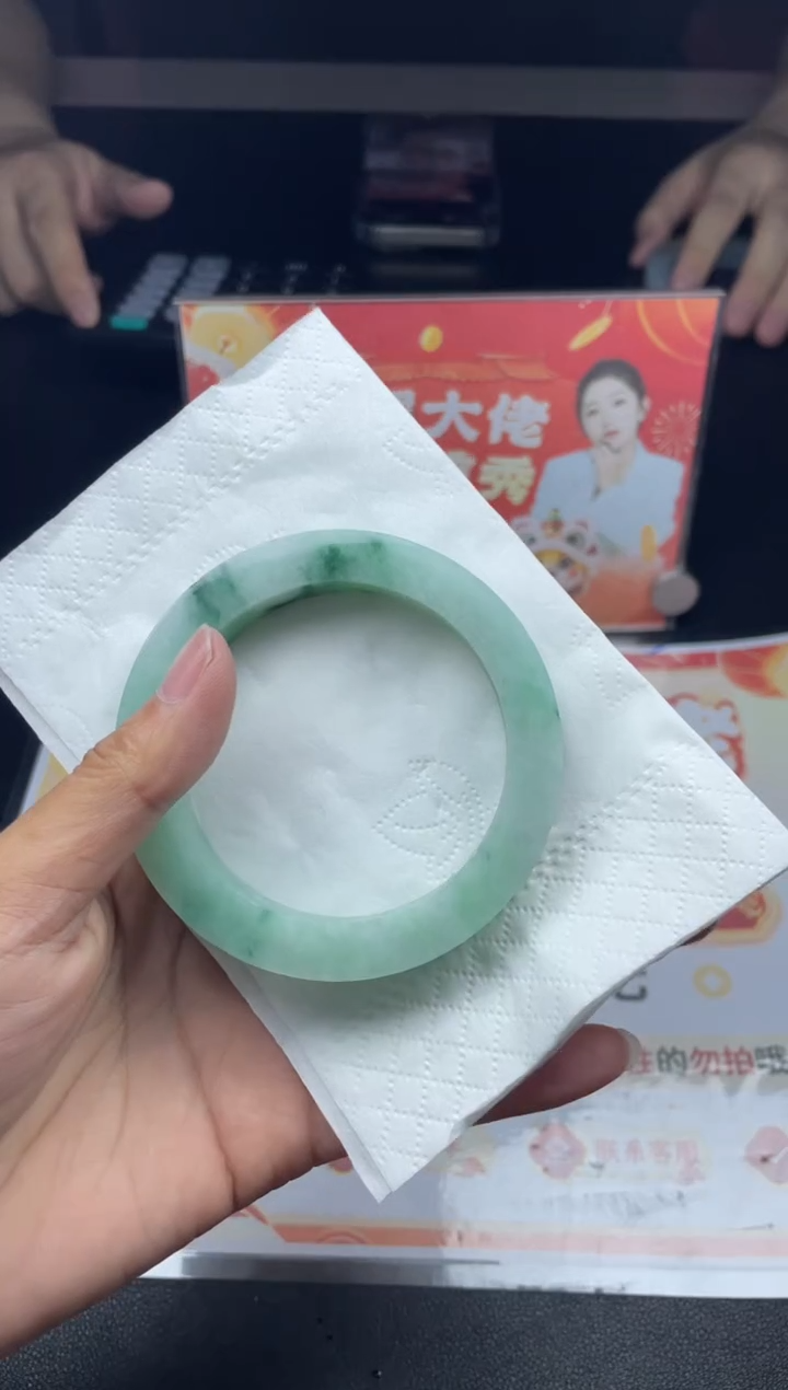 【闪购商品】定制翡翠手镯未镶嵌正圈ADLSZ-DZS62