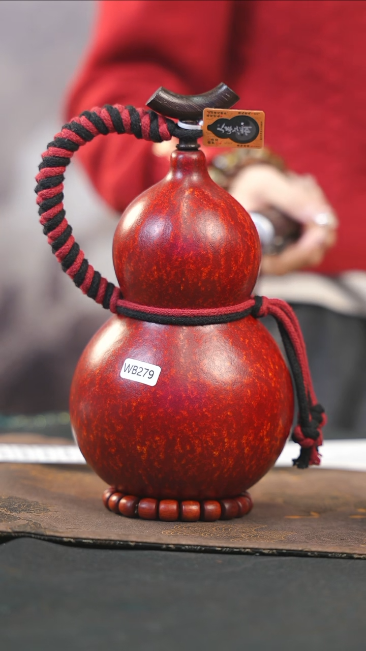 【闪购商品】WB279大漆酒葫芦不包手串及旋转底座