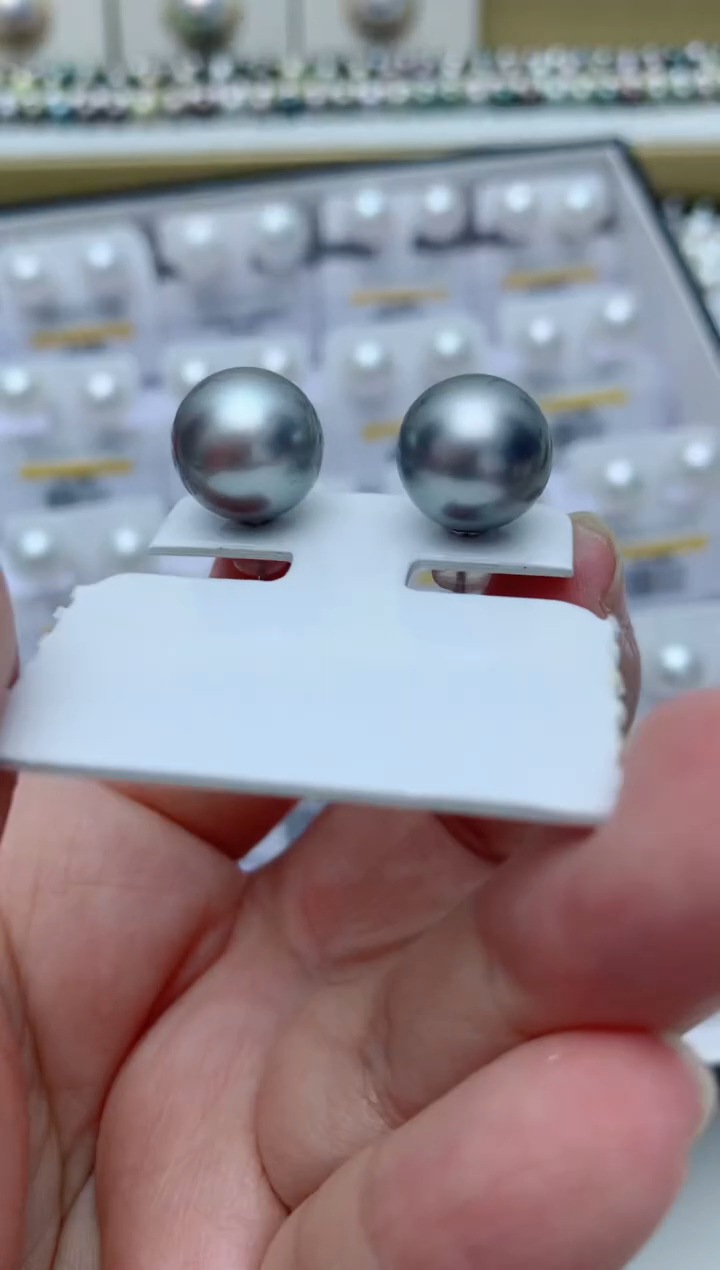 【闪购商品】海水珍珠耳饰18K金镶嵌q69 