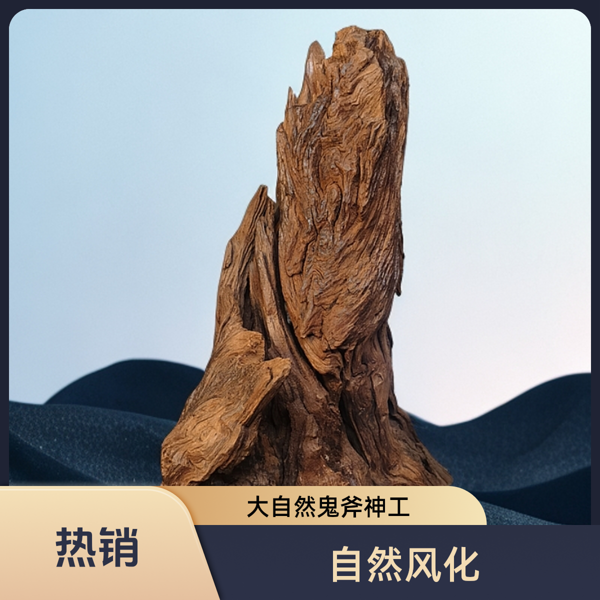 （五十五米~一百米）—物—拍链接 会黄水 紫柚木 沉木 浪木 鱼缸造景