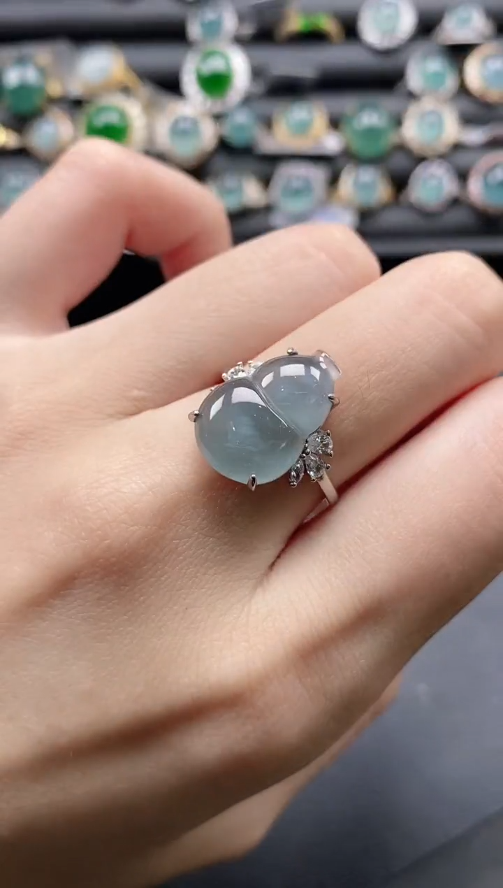 【闪购商品】翡翠戒指银S925镶嵌1111