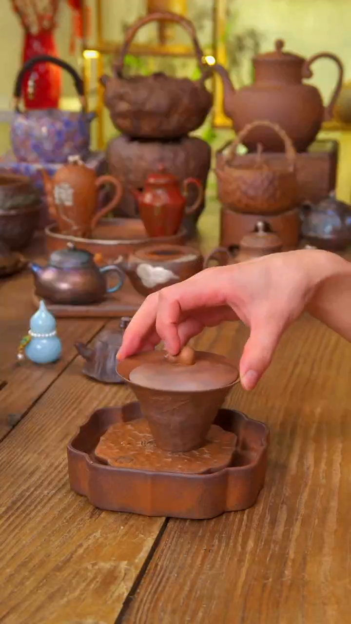 陶葫芦盖碗121211