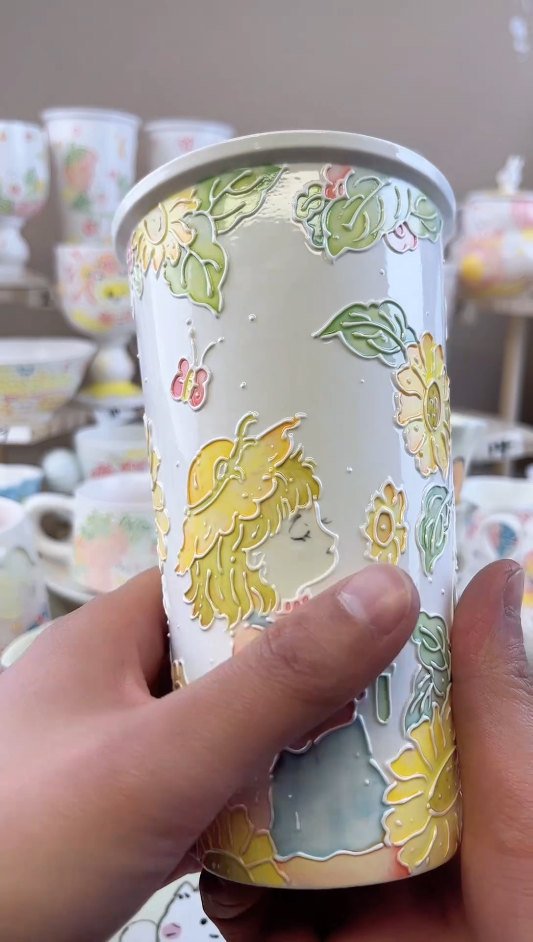 【闪购商品】沐造景德镇高温釉下手绘濑户烧陶瓷