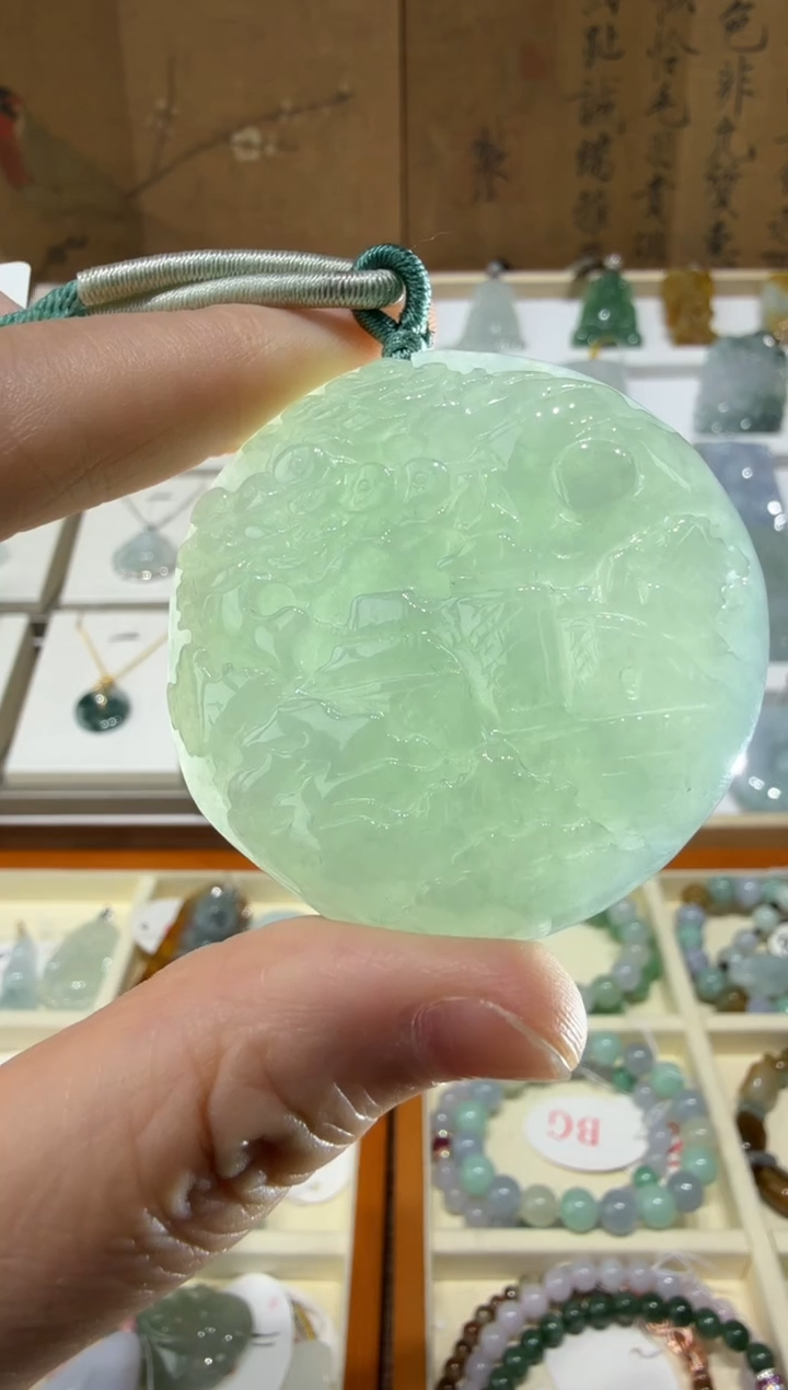 未镶嵌挂件翡翠A货翡翠多样性孤品