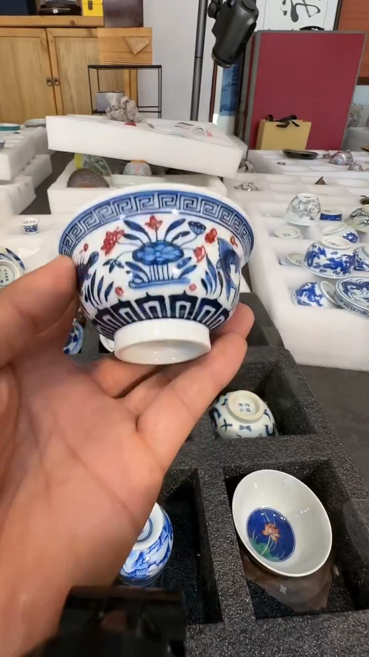 瓷片景德镇瓷器茶器茶杯