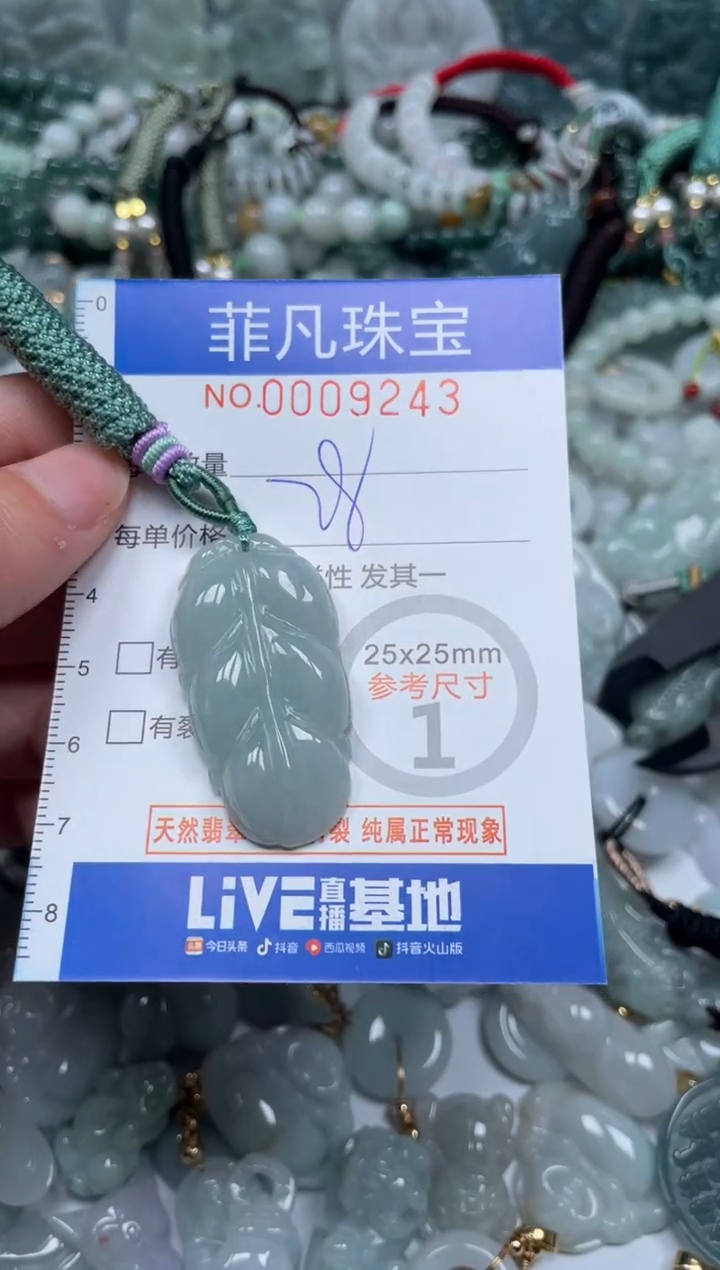 【闪购商品】翡翠颈饰未镶嵌00..9243