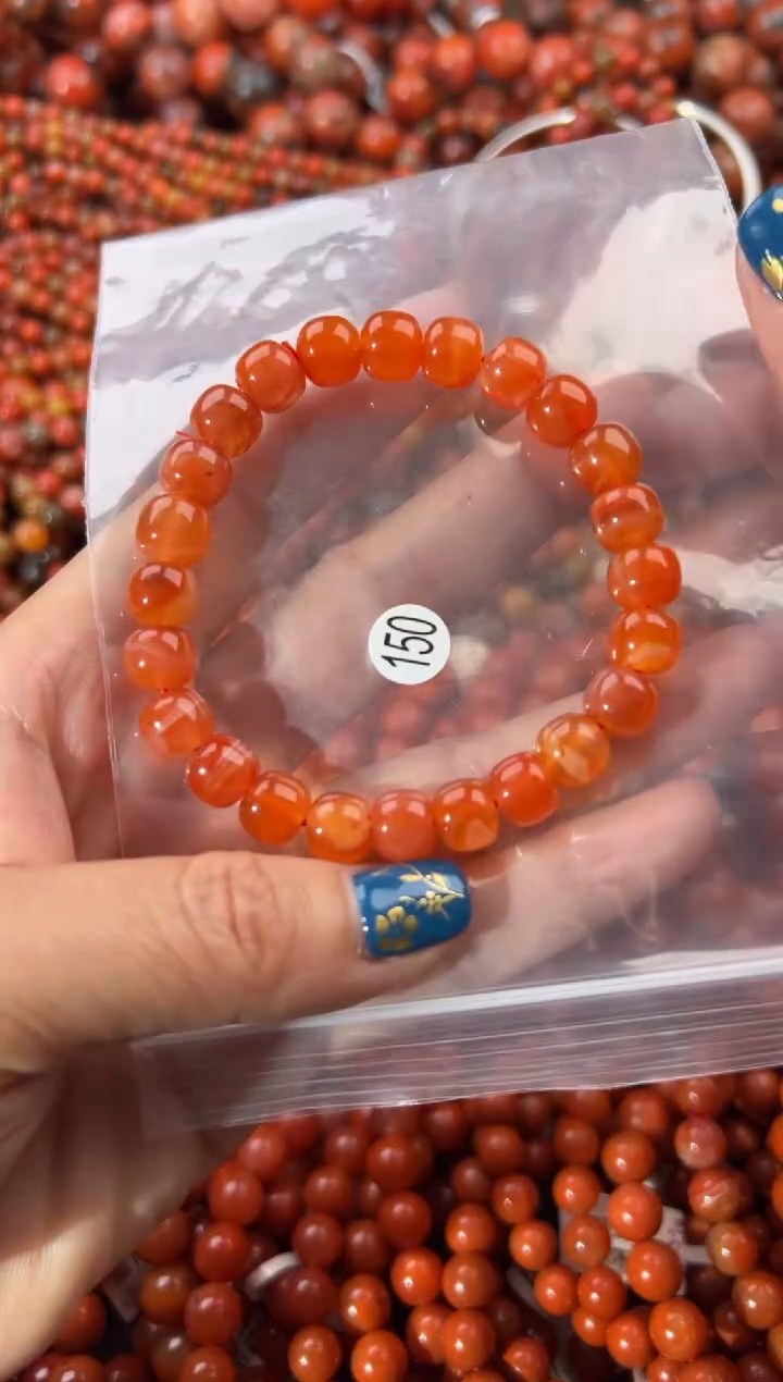 未镶嵌手串南红玛瑙8+