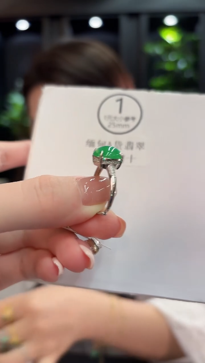 双十二限定 天然缅甸翡翠A货戒指多样性一件