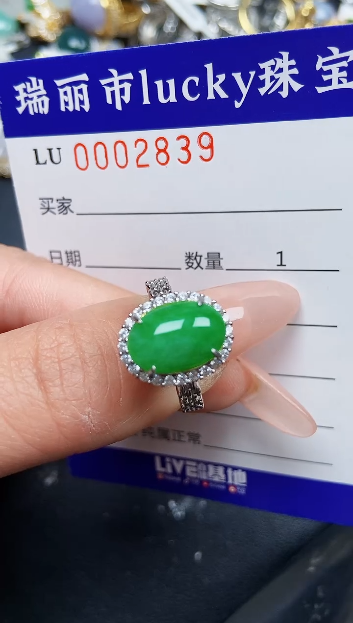 【闪购商品】翡翠颈饰银S925镶嵌2839