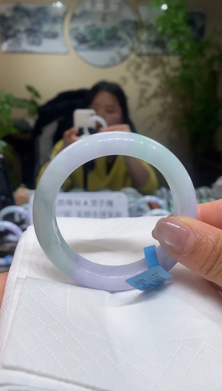 【闪购商品】翡翠手镯未镶嵌翡翠53-54