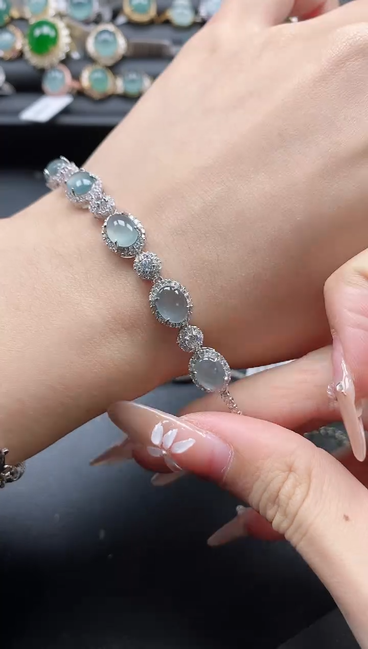 【闪购商品】翡翠戒指银S925镶嵌11111-