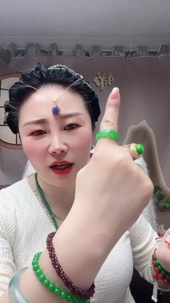 【闪购商品】翡翠未镶嵌戒指花戒圈