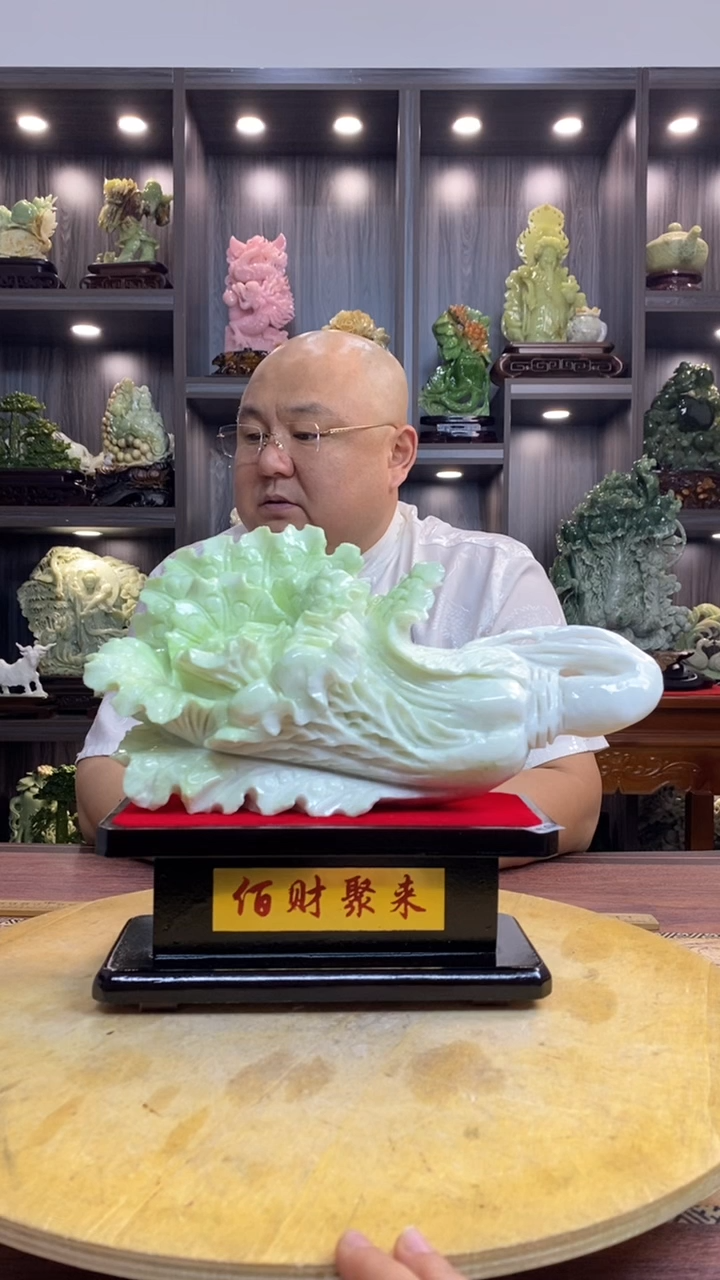 玉沃*玉岫岩料手工雕刻装饰摆件居家送礼一物一图精品摆件