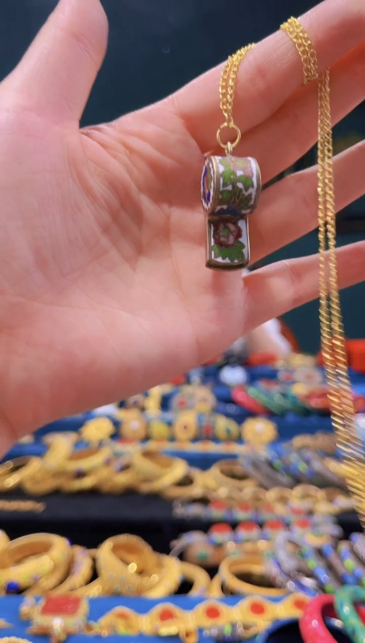 【闪购商品】非遗技艺景泰蓝小哨子 白色