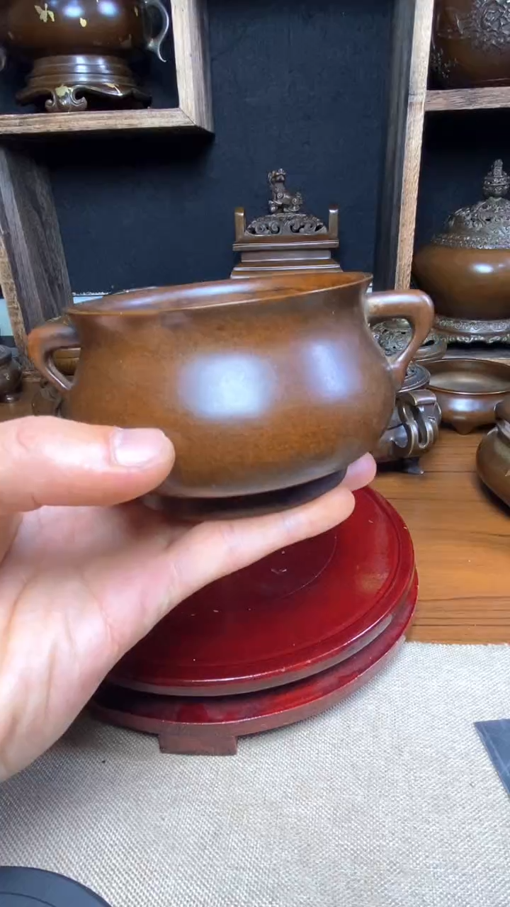 【闪购商品】苏工 普工精品铜 摆件熏香炉/摆件