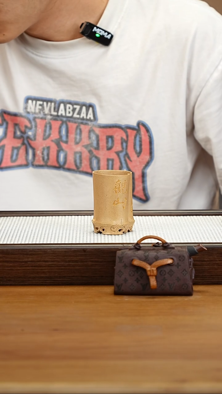 茶壶紫砂竹节主人杯