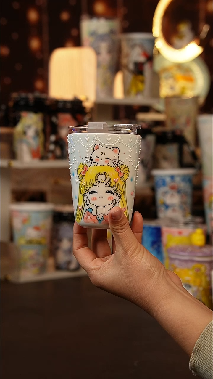 (玉泥）景德镇手工手绘文创陶瓷杯